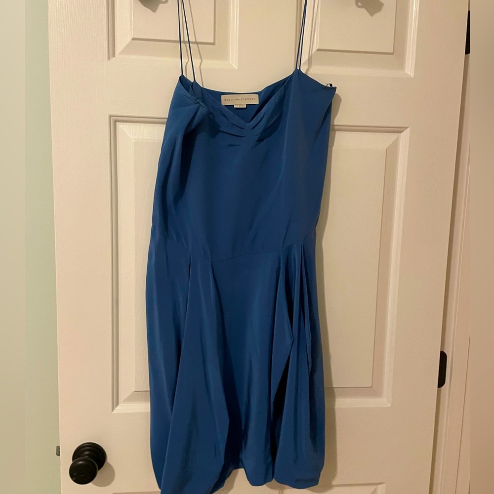 Stella McCartney blue silk dress